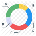 Kreisdiagramm Kreisdiagramm Modernes Diagramm Symbol