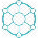 Multi Kanal Teilen Symbol
