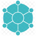 Multi Kanal Teilen Symbol