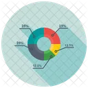 Donut Diagramm Dashboard Symbol