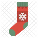 Meia Natal Roupas Ícone