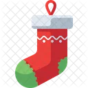 Meia Meia De Natal Natal Ícone
