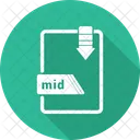 Medio Arquivo Formato Ícone