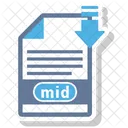 Medio Arquivo Formato Ícone
