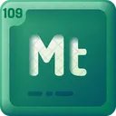 Meitnerium Element Science Symbol