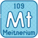 Meitnerium Chemistry Periodic Table Icon