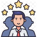 Mejor Empleado Estrella Premio Icono