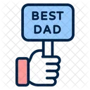 Mejor Papa Dia Del Padre Amor Icon