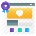Mejor sitio web  Icono