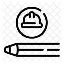 Mejora Trabajo En Progreso Casco Icono