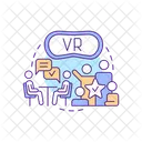 Mejorar Virtual Metaverso Icono