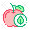 Mela Frutta Foglia Icon