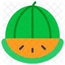 Melancia Fruta Vegetariano Icon