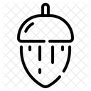 Noix Biologiques Packs De Collations Collations Durables Icône