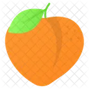 Melocoton Comida Fruta Icon