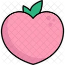 Icono Plano De Ilustracion De Frutas De Scout Con Contorno Coloreado Icono