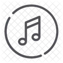 Musica Player Nota Ícone