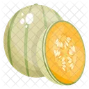 Green Melon Melon Fruit Icon
