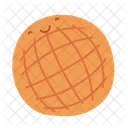 Melon Bread Delicious Happy Icon