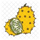 Melón de cuernos kiwano  Icono