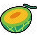 Melon Half Cut Melon Fruit Icon