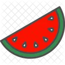 Melon Slice Watermelon Melon Cut Icon