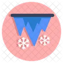 Melting Glacier Climate Change Ablation Icon