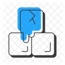 Ice Cubes Melting Ice Icon