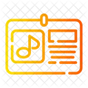 Member Card Concert Music Icon