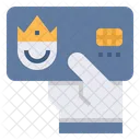 Member Card King Icon