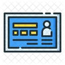 Member Card Id Card Identification Card Icon