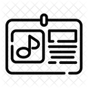 Member Card Concert Music Icon
