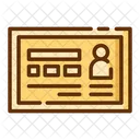 Id Card Identification Card Identification Icon