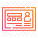 Id Card Identification Card Identification Icon