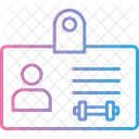 Member Card Id Gym Card Icon