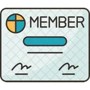 Membership Card  Icon