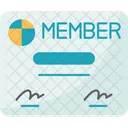 Membership Card  Icon