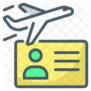 Membership Flight Card Pilots License Card 아이콘