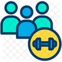 Usuarios Membro Da Academia Equipe De Fitness Ícone