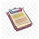 Hinweis Papier Dokument Symbol