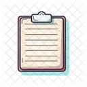 Hinweis Papier Dokument Symbol