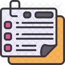 メモ、ノート、文書 アイコン