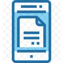 Memo Document Mobile Icon