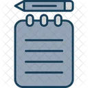 Memo Book Notebook Notepad Icon