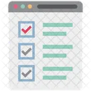 Memo En Ligne Liste De Controle En Ligne Liste De Controle Web Icon