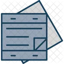 Memo Notes Paper Clip Icon