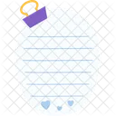 Paper Note Memo Icon