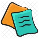 Office Paper Sticky Notes Memos Icon