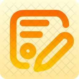 Memo-pencil  Icon