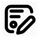 Memo Pencil Icon